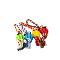 Pelota con cuerda dispensador para alimentos